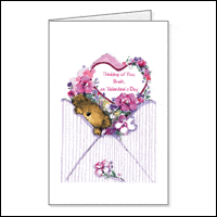 Love Across The Miles Greeting Card - Valentine's Day Printable Card 
